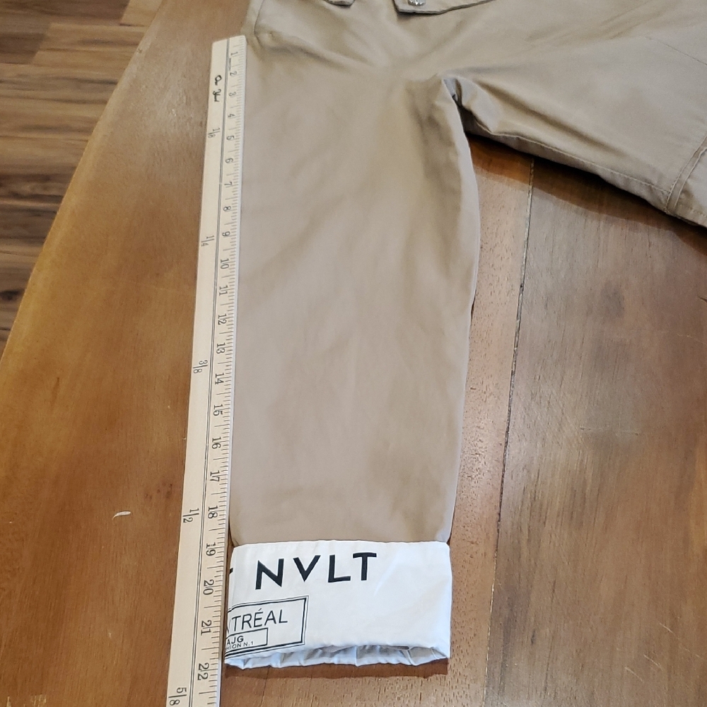 NVLT Women's Brown Waxed Cotton Trench Styke Jacket Lagenlook SZ S - Picture 14 of 16